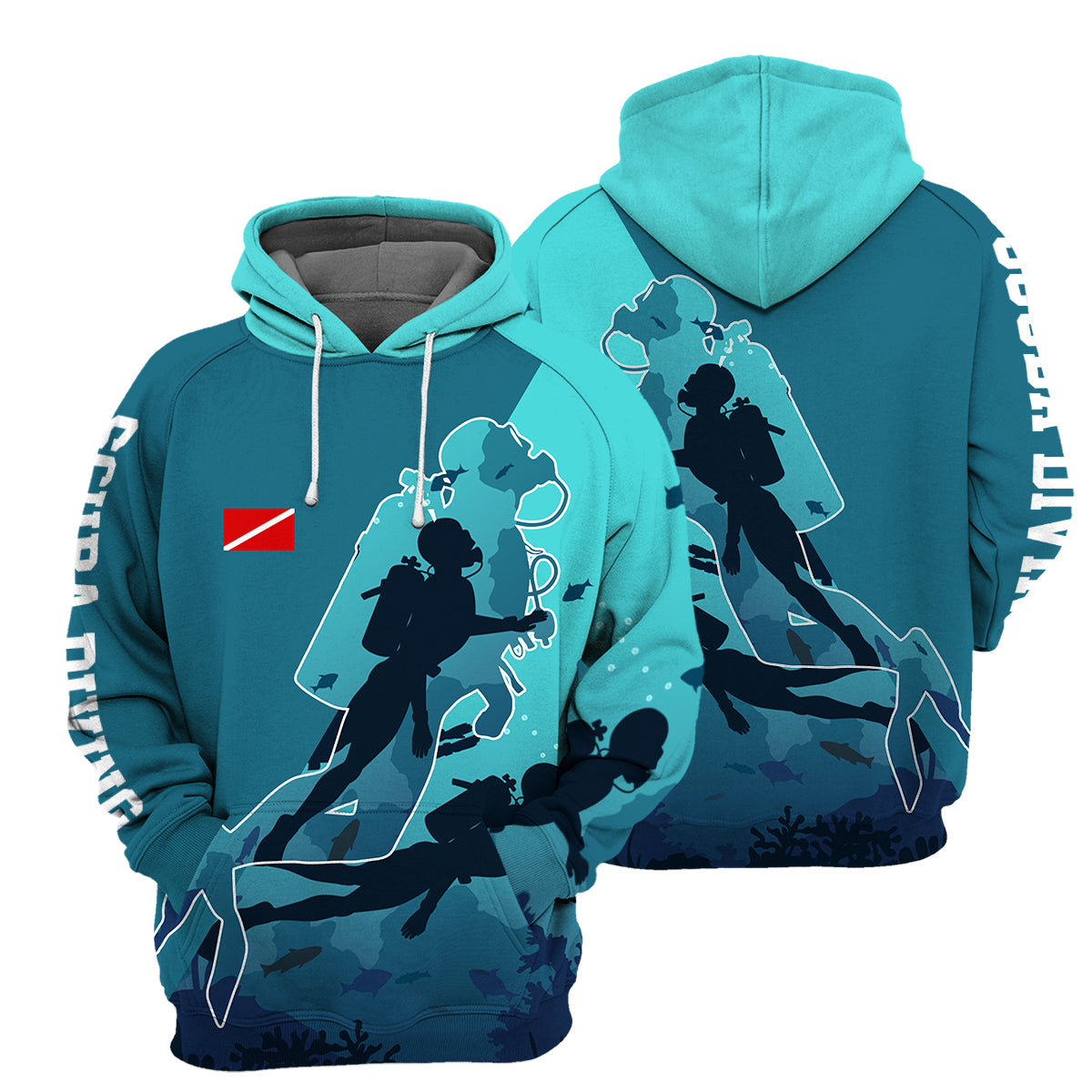 Gearhumans Scuba Diving - 3D All Over Printed Shirt