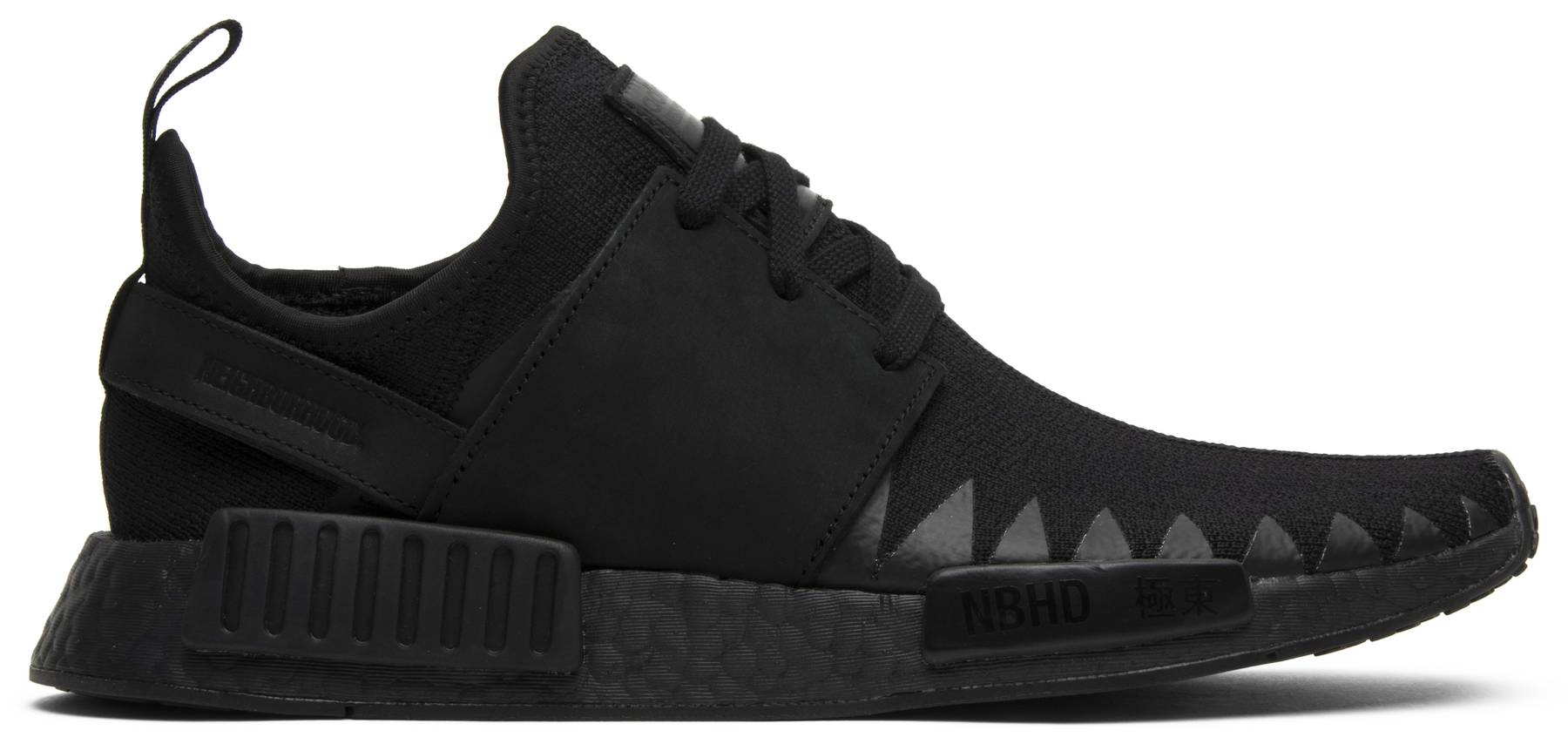 Adidas Neighborhood x NMD_R1 Primeknit 'Triple Black' BB9245